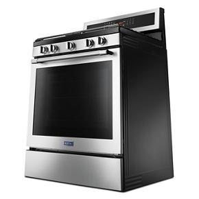 30″ Wide Gas Range With True Convection And Power Preheat – 5.8 Cubic Feet