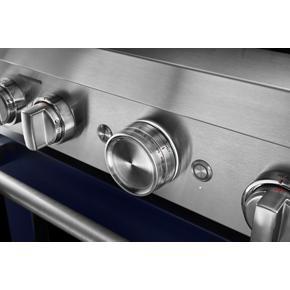 KitchenAid 30” Smart Commercial-Style Dual Fuel Range With 4 Burners – Ink Blue