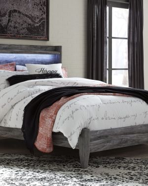 Baystorm – Gray – Queen Panel Bed