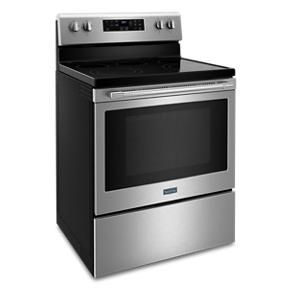 Electric Range With Air Fryer And Basket – 5.3 Cubic Feet