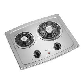 21″ Electric Cooktop With Stainless Steel Surface