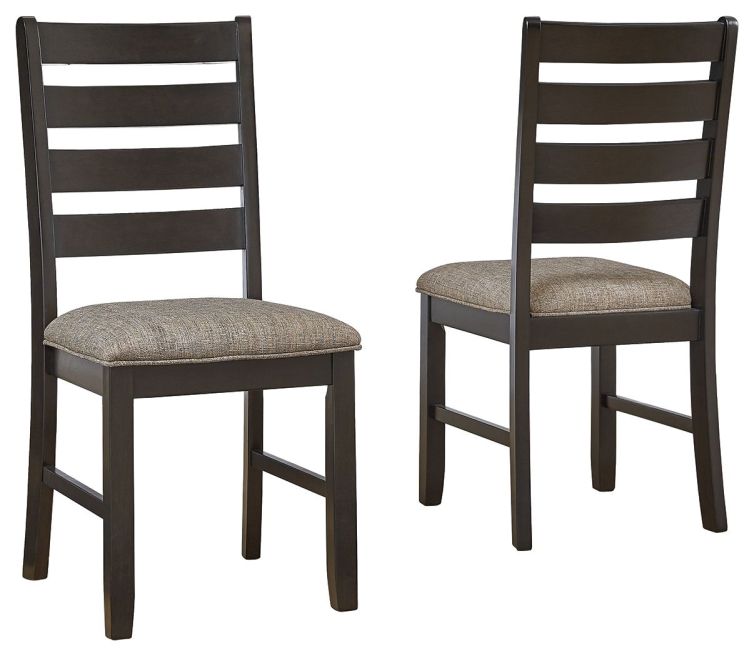 Ambenrock – Light Brown / Dark Brown – Dining Uph Side Chair (Set of 2)