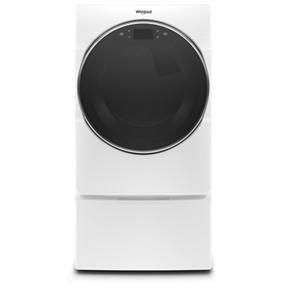 7.4 Cubic Feet Smart Front Load Electric Dryer – White