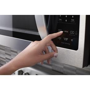 1.7 Cubic Feet Microwave Hood Combination With Electronic Touch Controls