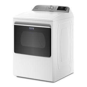 Smart Top Load Electric Dryer With Extra Power Button – 7.4 Cubic Feet – White