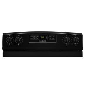 30″ Amana Electric Range With Bake Assist Temps – Black