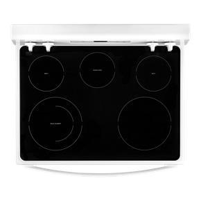 5.3 Cubic Feet Whirlpool Electric Range With Frozen Bake Technology – White – Metal
