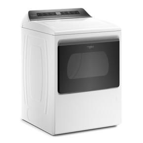 7.4 Cubic Feet Top Load Gas Dryer With Intuitive Controls – White