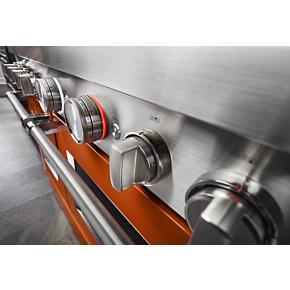 KitchenAid 48” Smart Commercial-Style Dual Fuel Range With Griddle – Scorched Orange