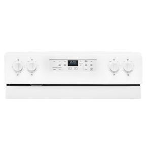 5.3 Cubic Feet Whirlpool Electric Range With Frozen Bake Technology – White – Metal