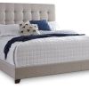 Dolante – Beige – King Upholstered Bed