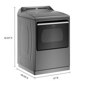 7.4 Cubic Feet Smart Top Load Gas Dryer