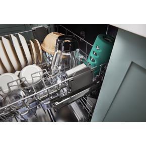 55 dBA Quiet Dishwasher With Adjustable Upper Rack – Fingerprint Resistant Stainless Steel