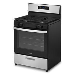 5.1 Cubic Feet Freestanding Gas Range With Broiler Drawer